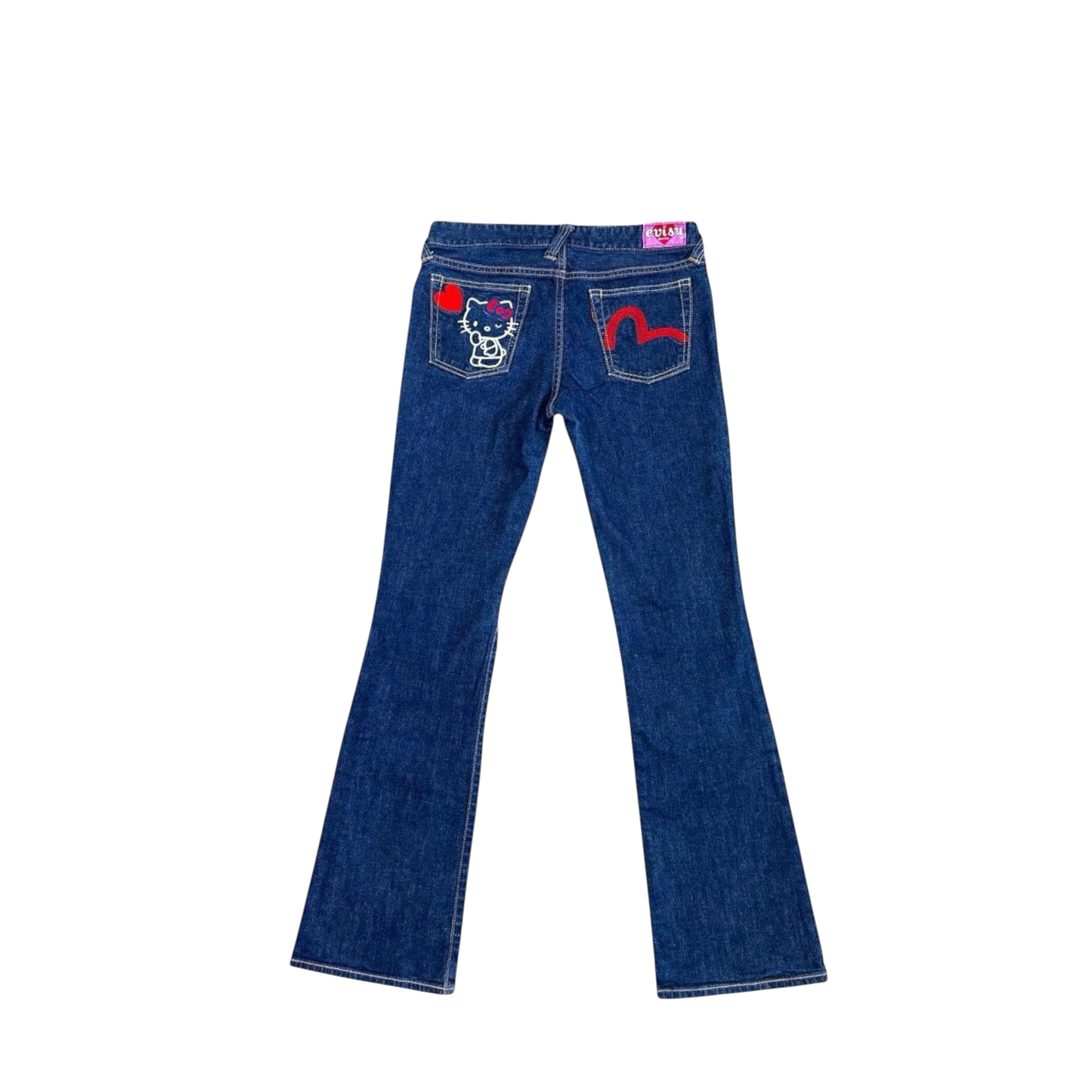Rare Evisu Donna x Hello Kitty Denim Collab