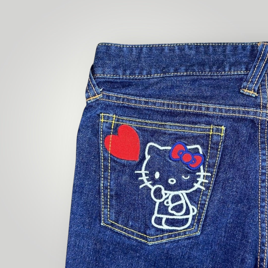 Rare Evisu Donna x Hello Kitty Denim Collab