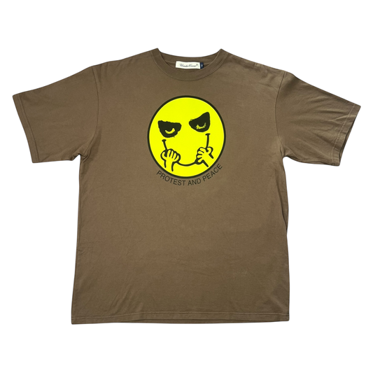 (M) Protest and Peace Brown Undercover Tee