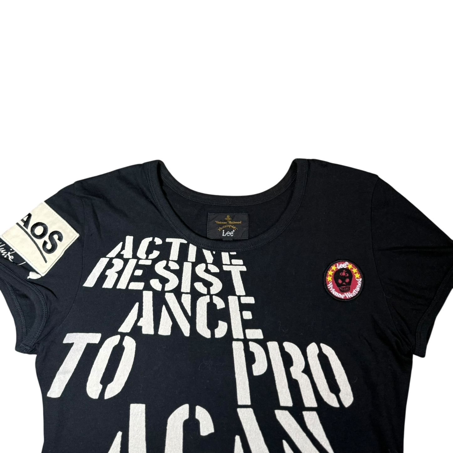Vivienne Westwood Anglomania x Lee “Resistance to Propaganda” Patchwork Vintage Tee