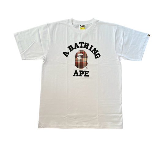 Bape Check College Tee