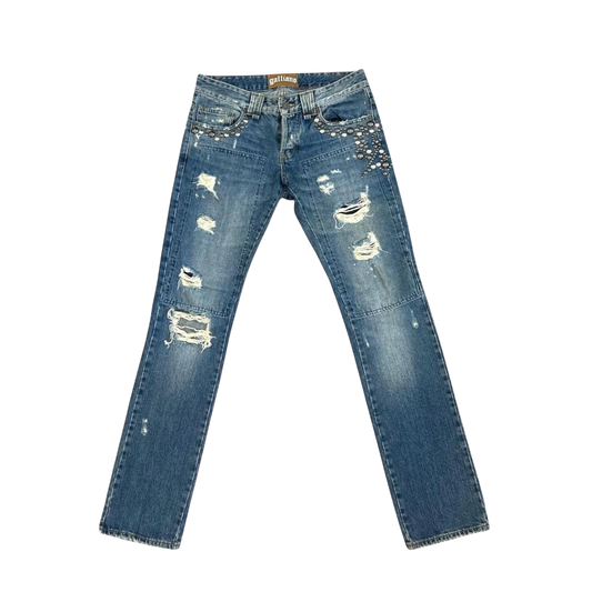 Studded John Galliano Studded Denim