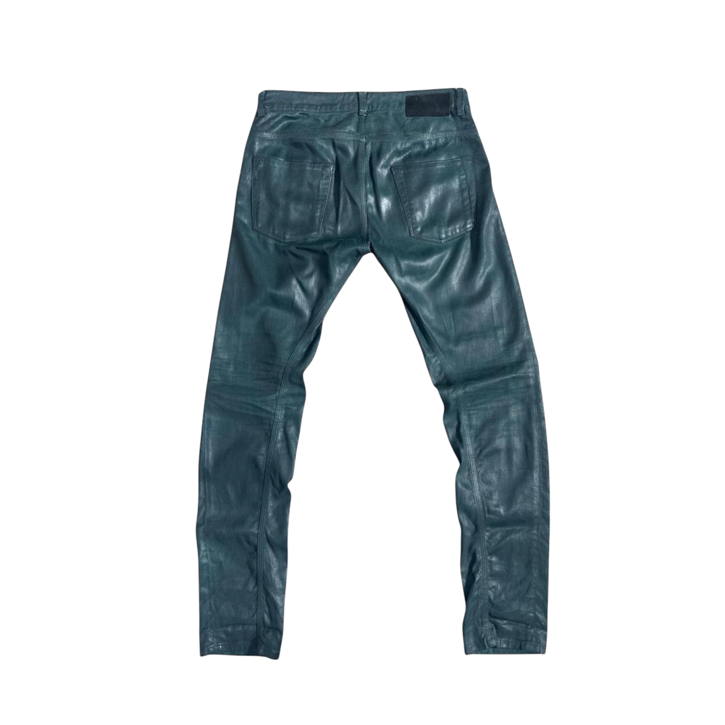 Diesel Black Gold Waxed Leather Pants