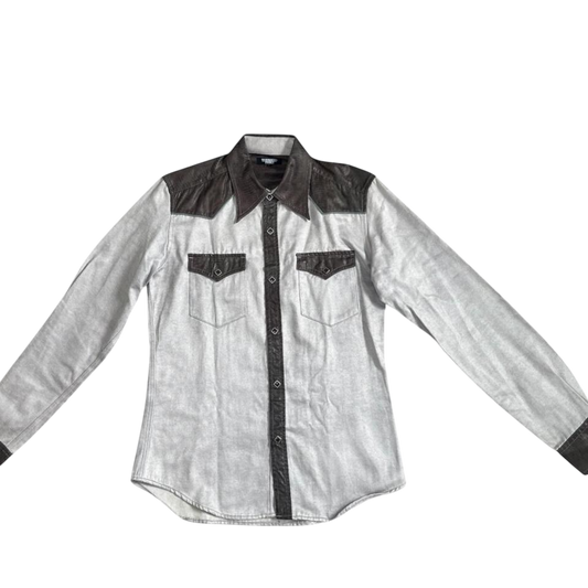 Tornado Mart Snakeskin Button up