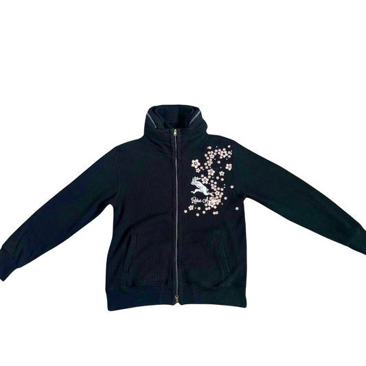 Bullet Noise Sukajan Rabbit Floral Zip