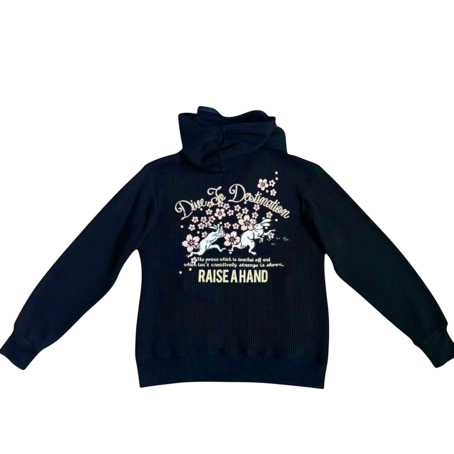 Bullet Noise Sukajan Rabbit Floral Zip