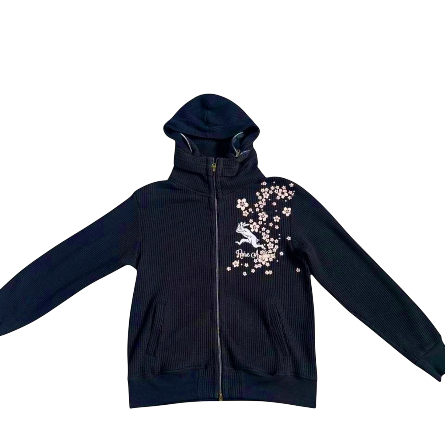 Bullet Noise Sukajan Rabbit Floral Zip