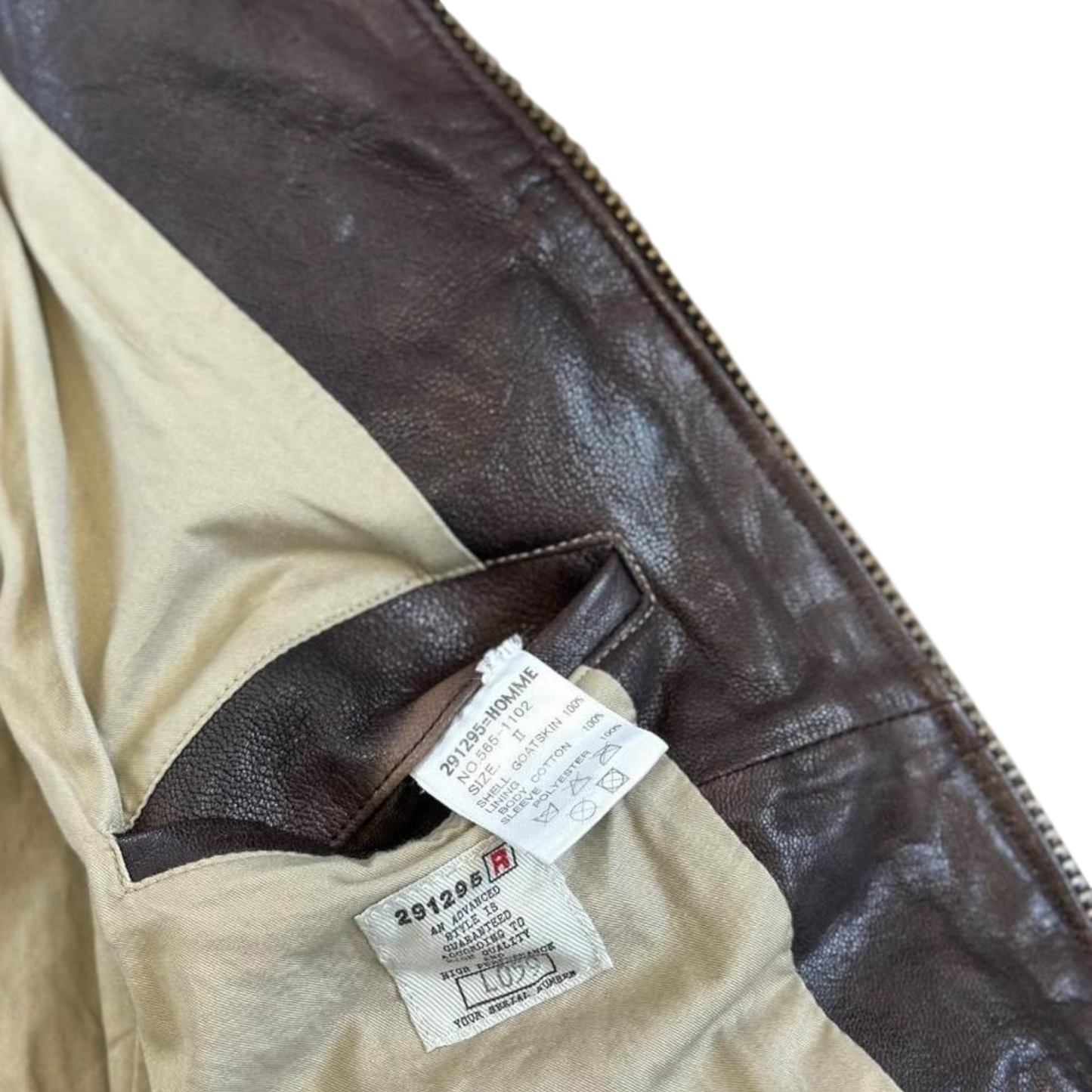291295 Goatskin Rider Jacket