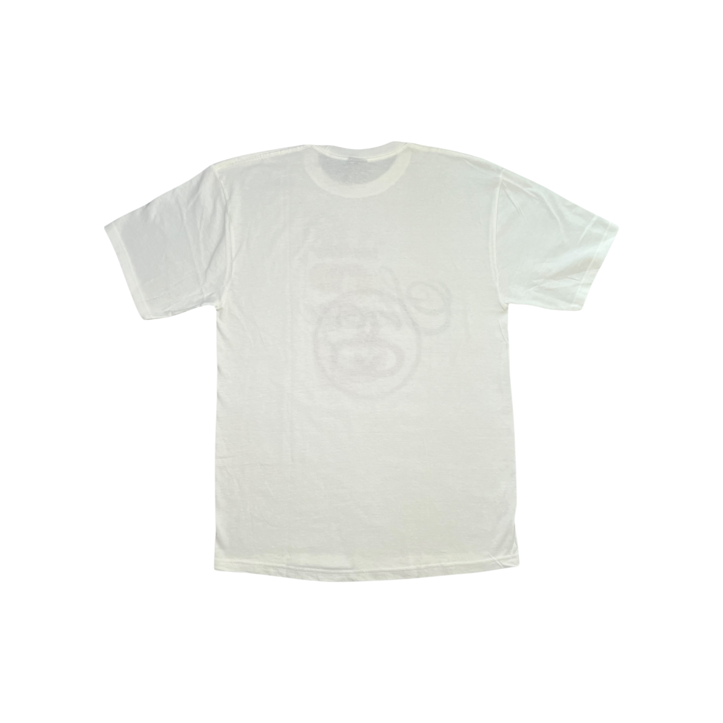 (M) White rare crown stussy tshirt World Tour