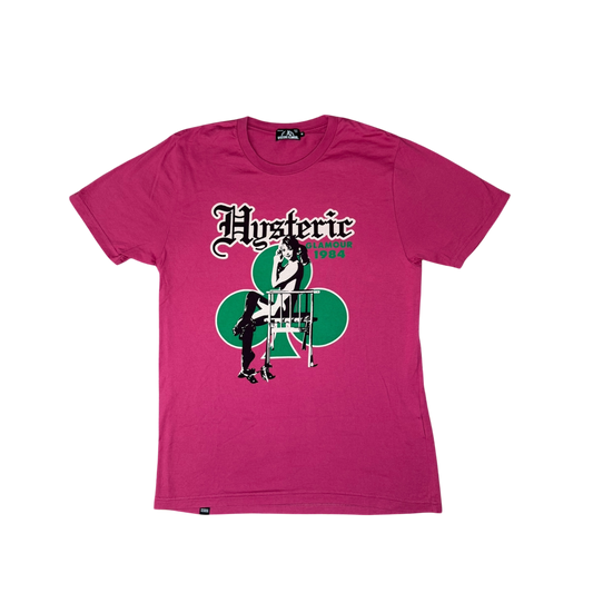Y2k Vintage Hysteric Glamour Lucky Girl Pink Tee