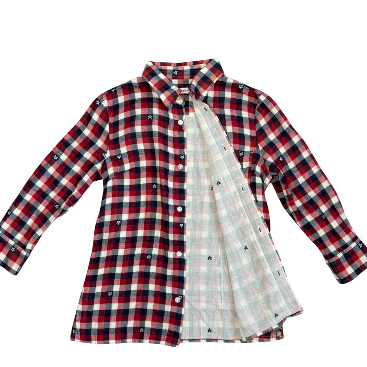 Vintage Y2k Hysteric Glamour Plaid Button Up with Stars