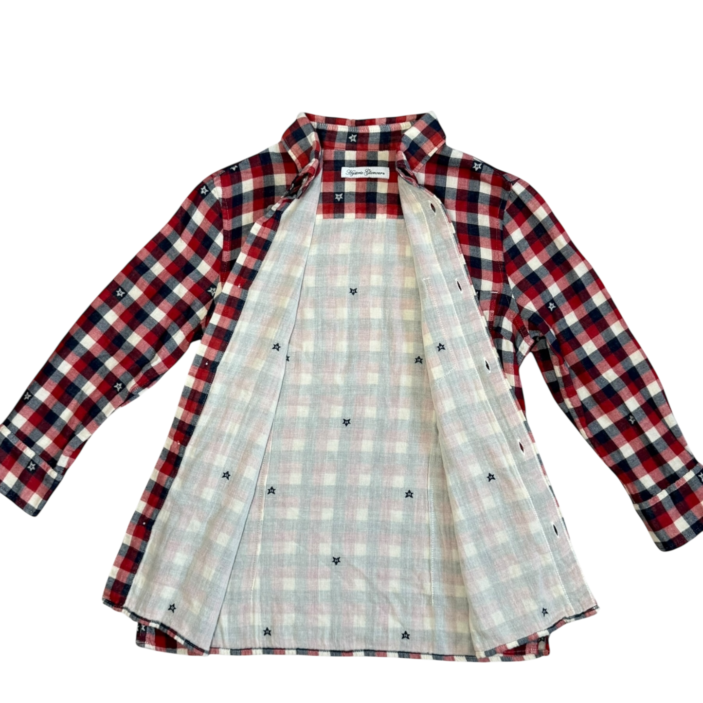 Vintage Y2k Hysteric Glamour Plaid Button Up with Stars