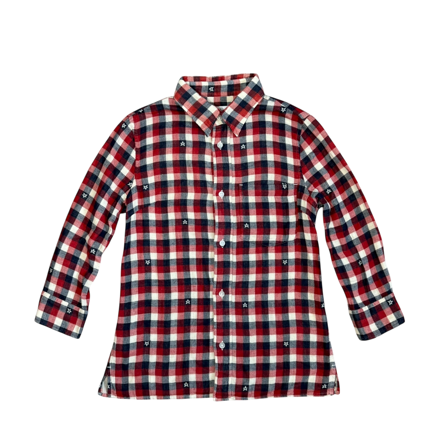 Vintage Y2k Hysteric Glamour Plaid Button Up with Stars