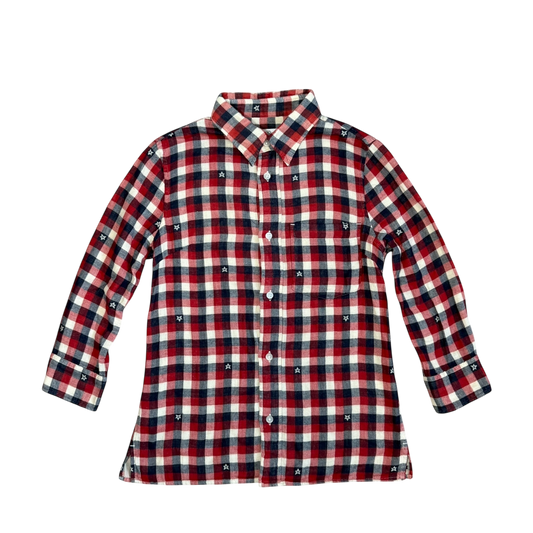 Vintage Y2k Hysteric Glamour Plaid Button Up with Stars