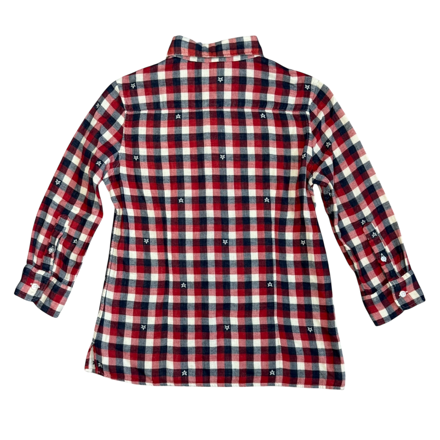 Vintage Y2k Hysteric Glamour Plaid Button Up with Stars