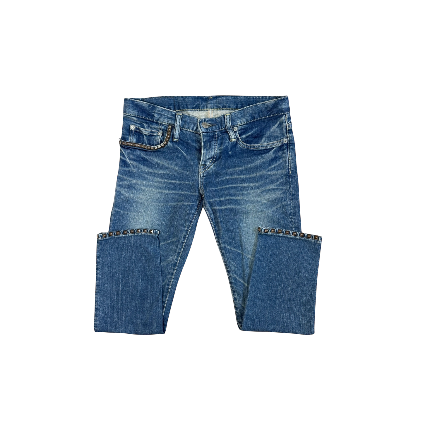 Hysteric Glamour Studded Cropped Denim