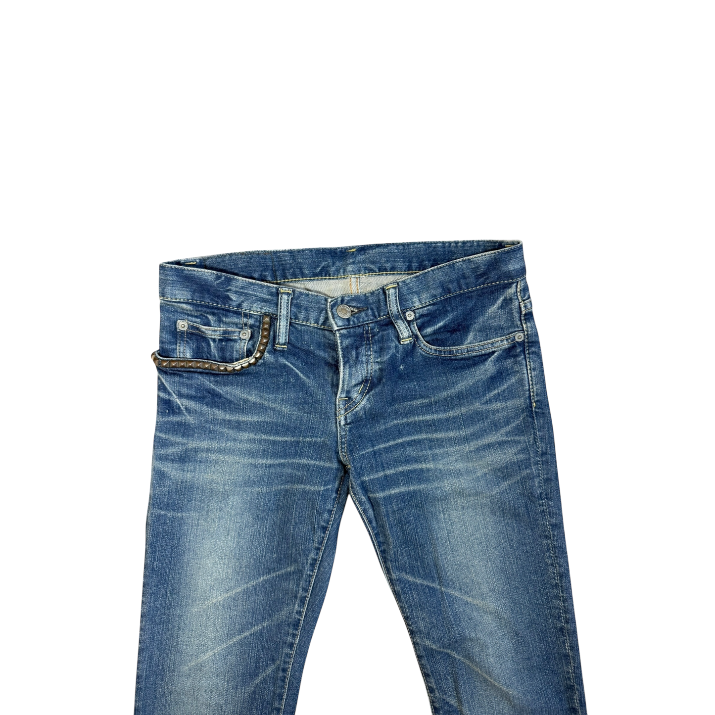 Hysteric Glamour Studded Cropped Denim