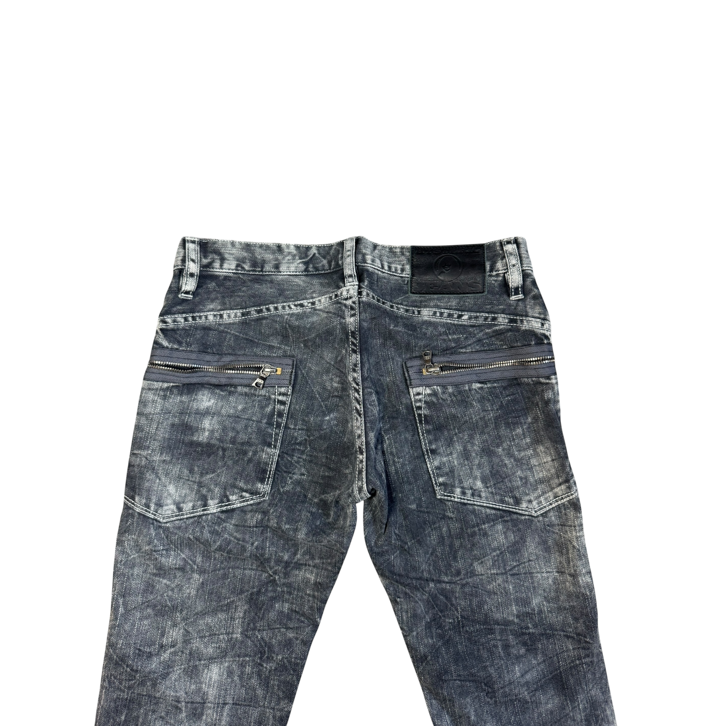 Hysteric Glamour Black Acid Wash Skinny Jeans