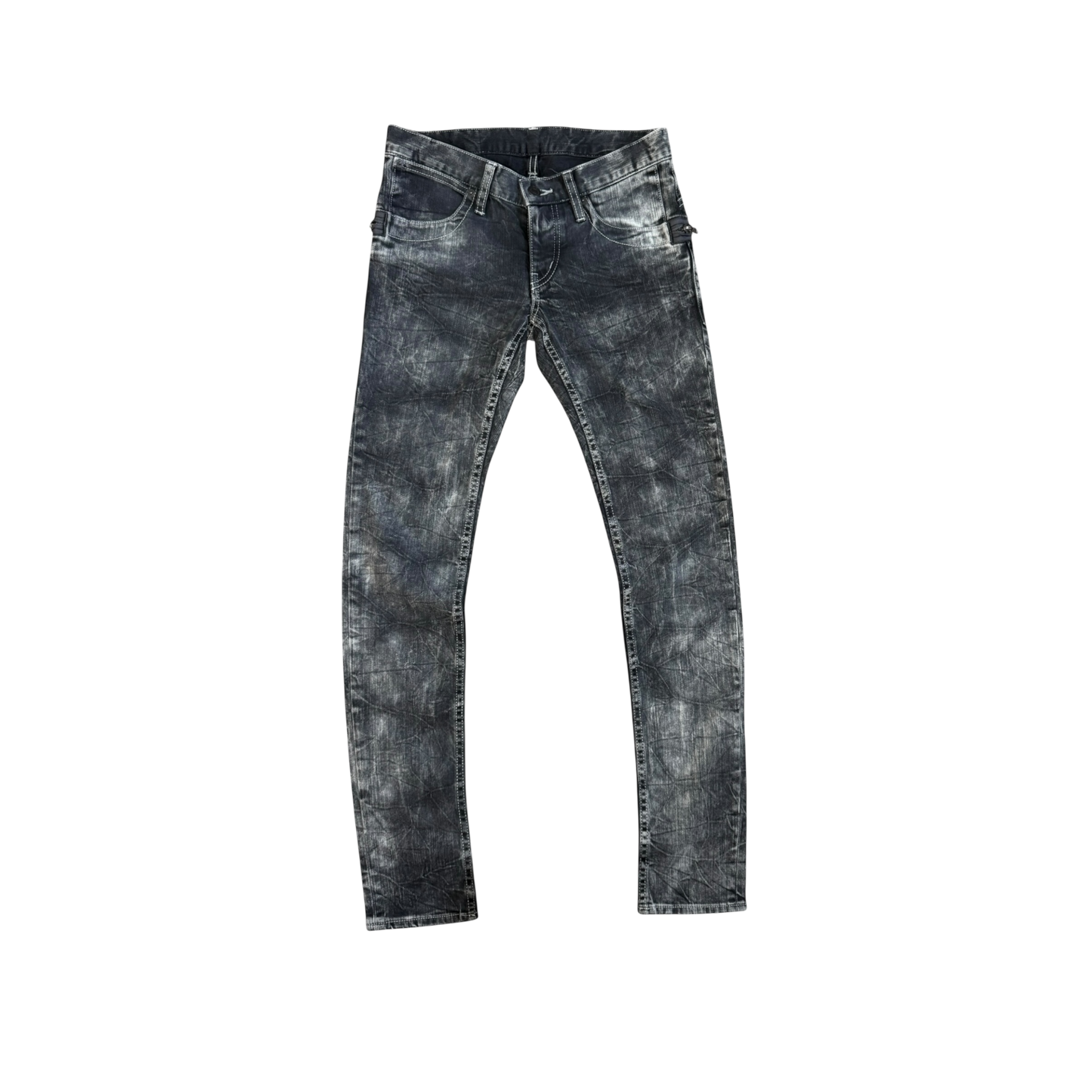 Hysteric Glamour Black Acid Wash Skinny Jeans