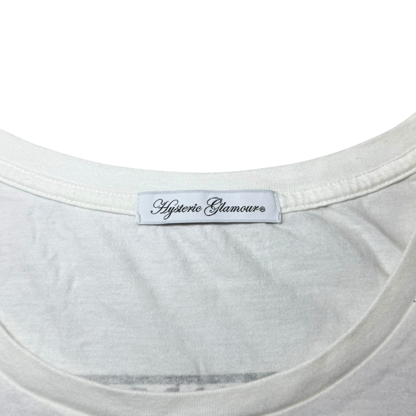 90s Hysteric Glamour N.Y.C. White Graphic Tee