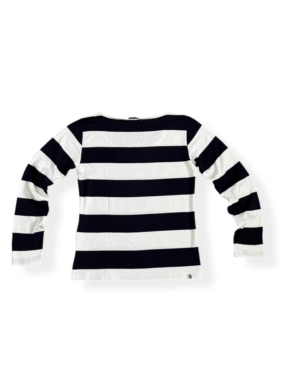 RARE 15SS Hysteric Glamour x Woody Woodpecker Collaboration Thick Striped Print Long Sleeve