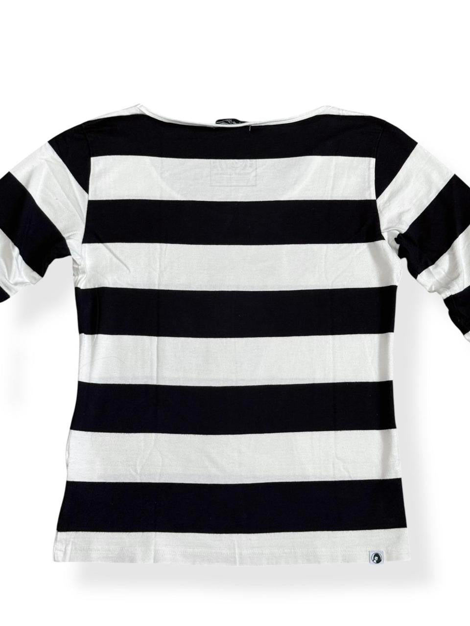 RARE 15SS Hysteric Glamour x Woody Woodpecker Collaboration Thick Striped Print Long Sleeve