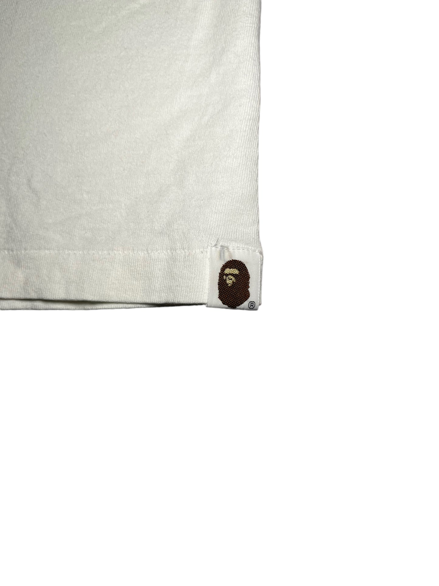Vintage Big head ape tee black and white camo