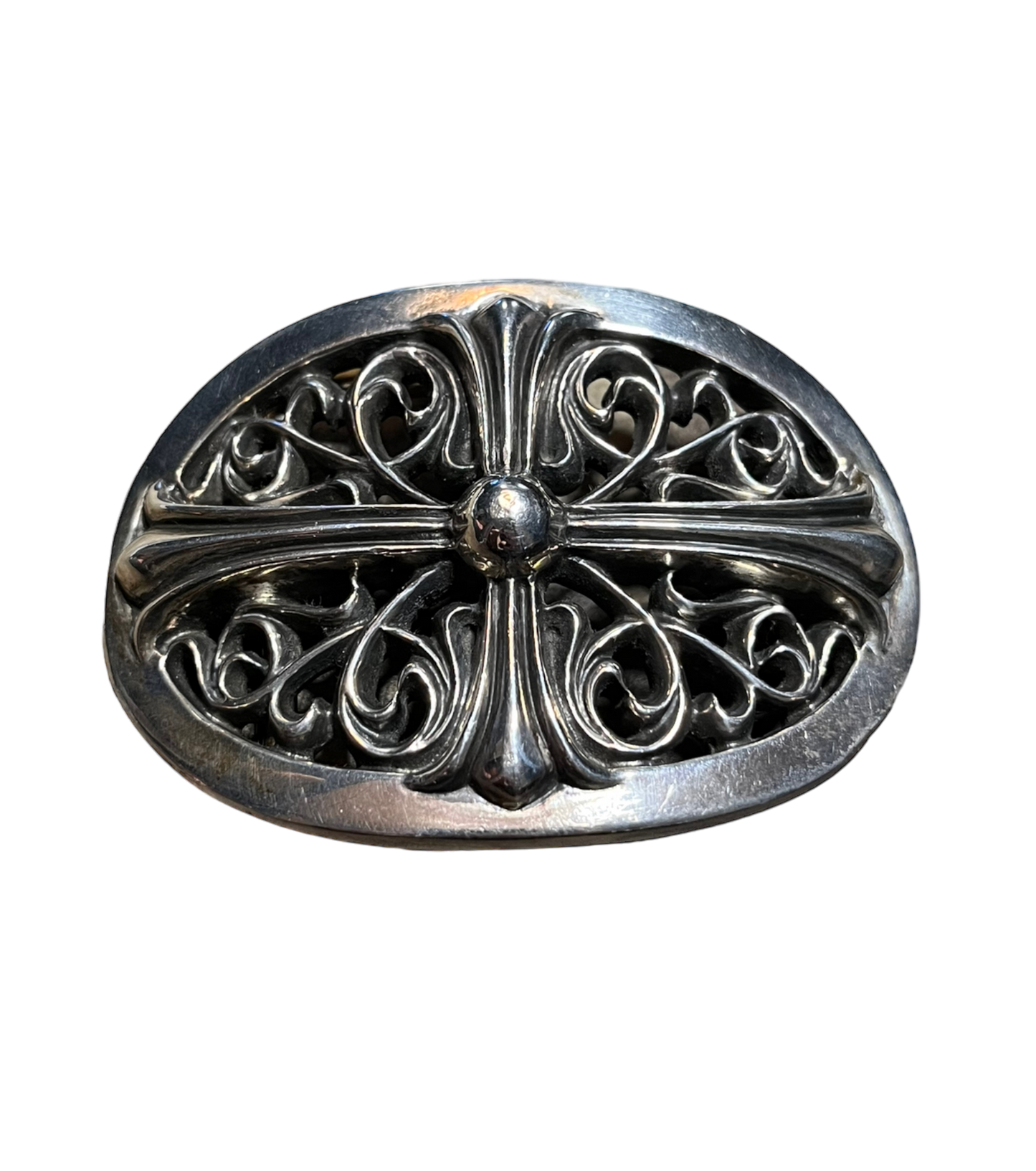 Chrome hearts OVAL CROSS 1.5 Belt Buckle