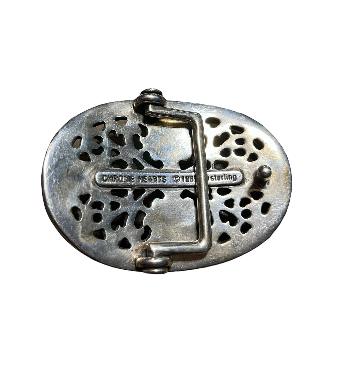 Chrome hearts OVAL CROSS 1.5 Belt Buckle
