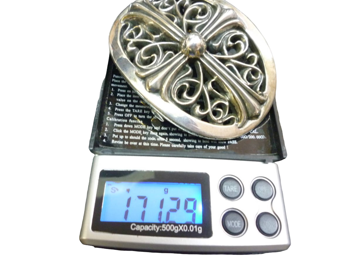 Chrome hearts OVAL CROSS 1.5 Belt Buckle